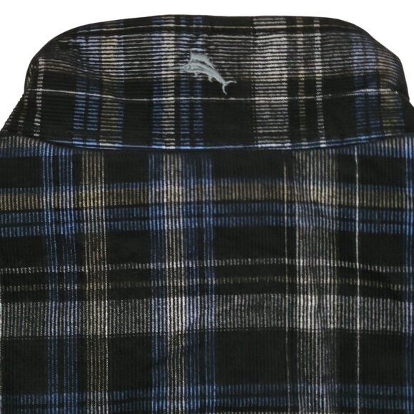 Tommy Bahama Corduroy Vest Mens Medium Puffer Jacket Reversible Full Zip Rare - Picture 6 of 15